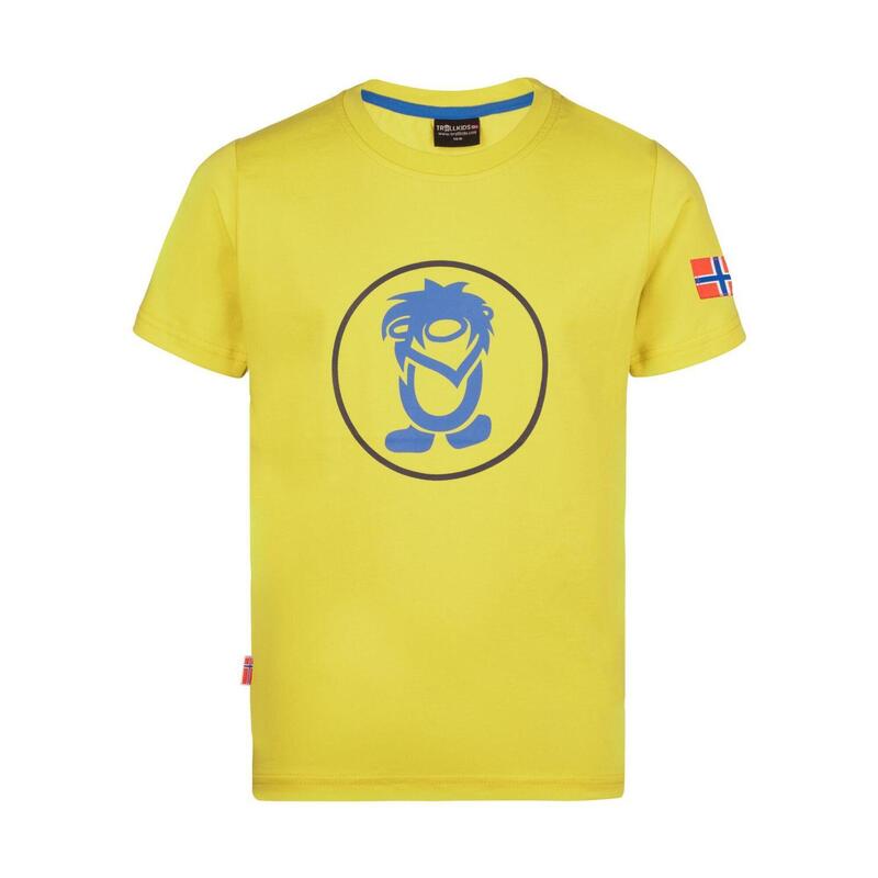 Kinder T-Shirt Troll Trübes Gelb