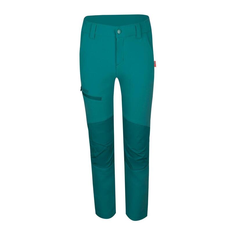 Pantalon softshell pour enfants LYSEFJORD XT teal-green