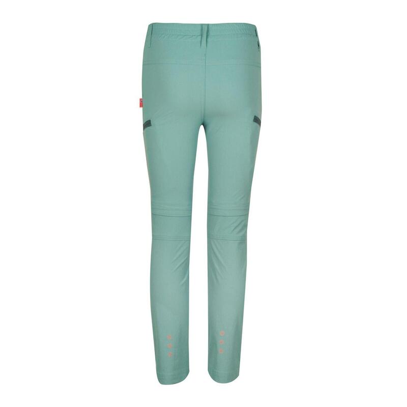 Pantalon de trekking pour enfants Kjerag Zip Off Vert Glacier