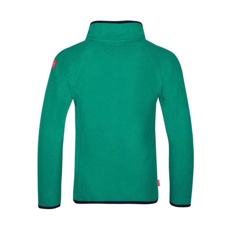 Pull en polaire pour enfants Nordland Isolant Vert poivre/Bleu marine