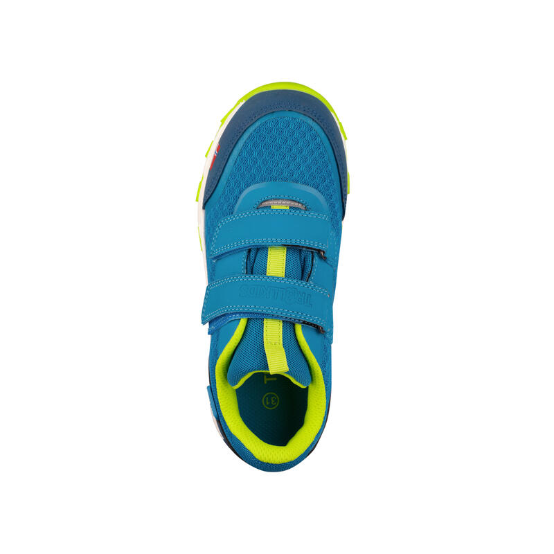 Chaussures de randonnée pour enfants Preikestolen bleu pétrole/lime