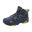 Kinder Wanderschuh SKARVAN Mid Marineblau / Limette