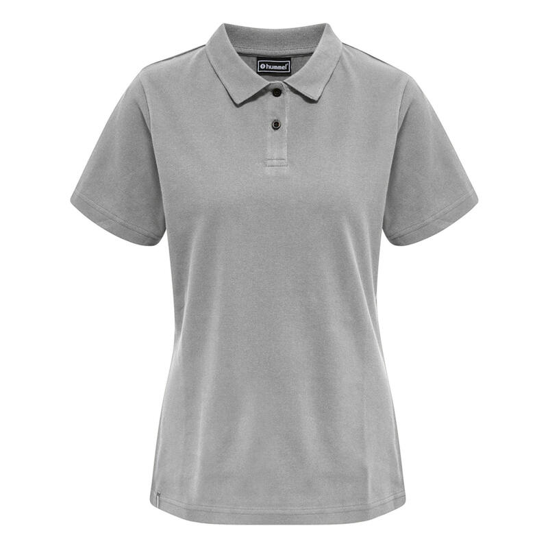 Camisa pólo extensível para mulheres Hummel Red