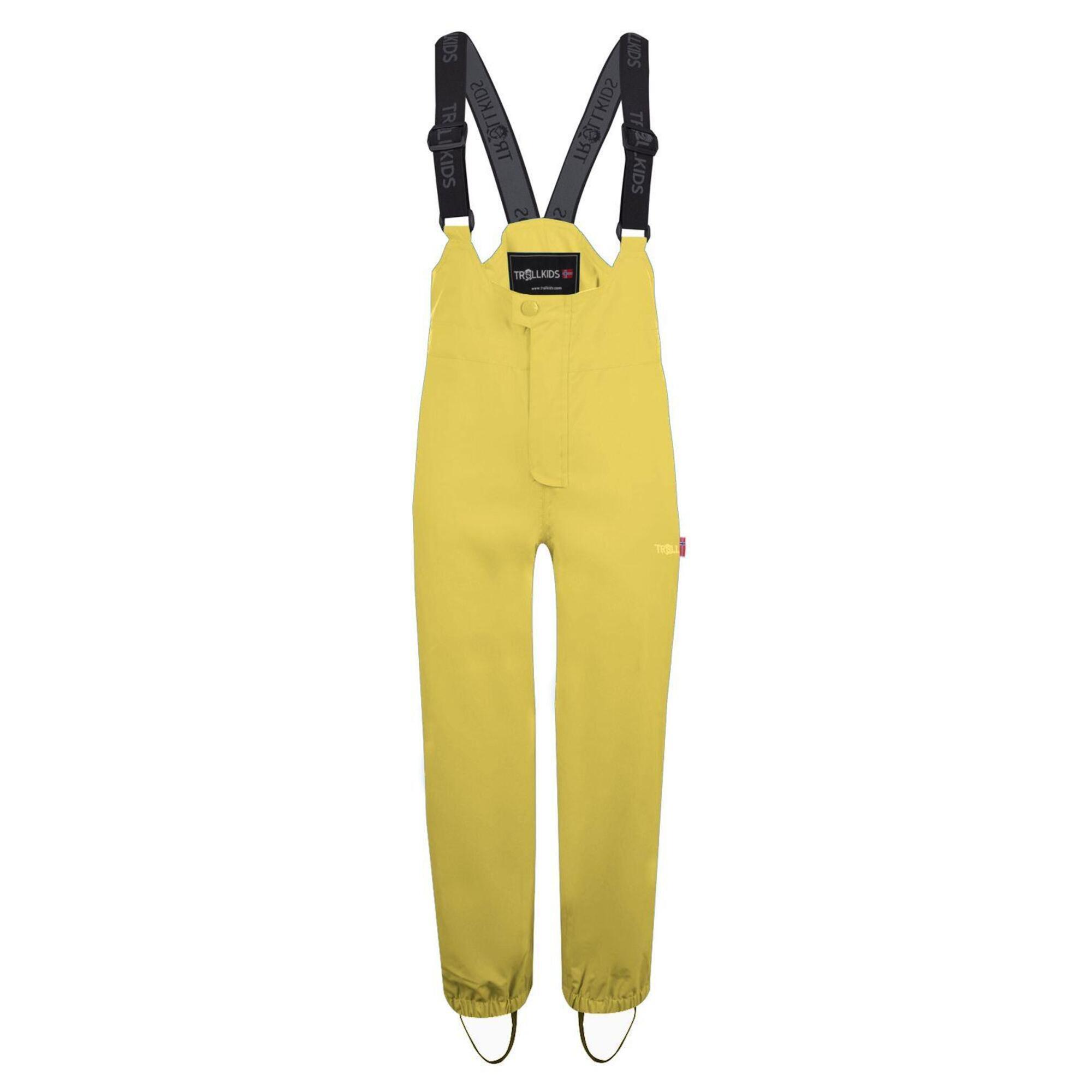 Children's trekking pants Odda Yellow cloudy