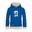 Kinder Hoodie Troll Leuchtendes Blau/wolkig grau