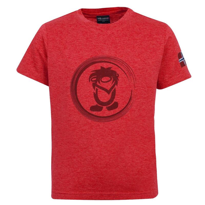 Kinder T-Shirt Trollfjord Rot