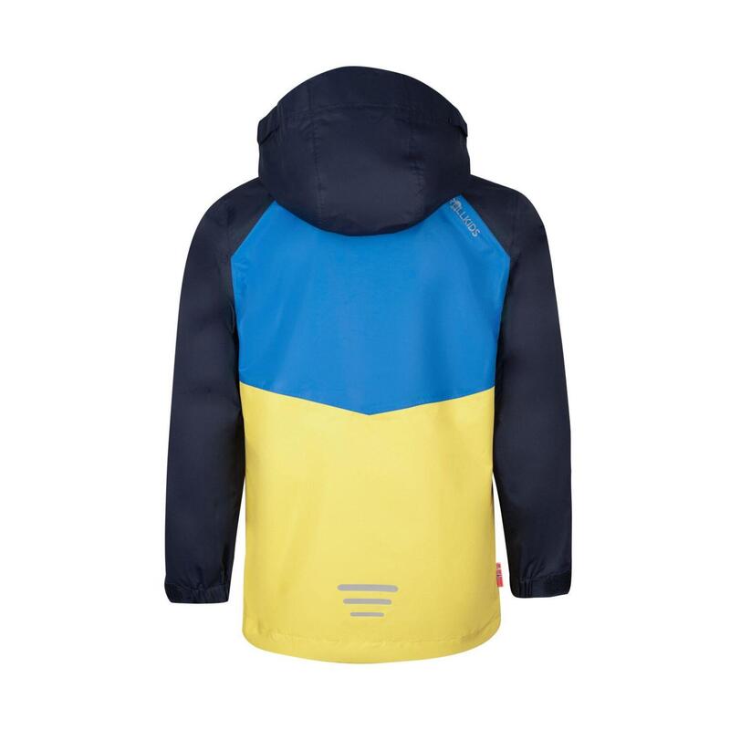 Veste fonctionnelle 3 en 1 Bryggen pour enfants Bleu marine/Bleu vif