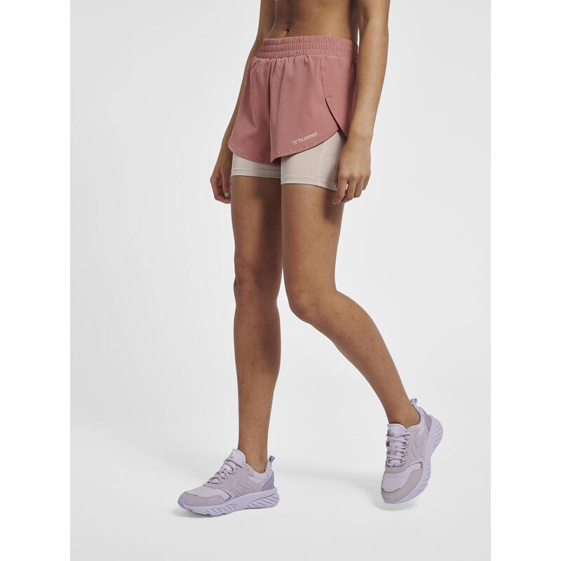 2-in-1-Shorts für Frauen Hummel MT Track