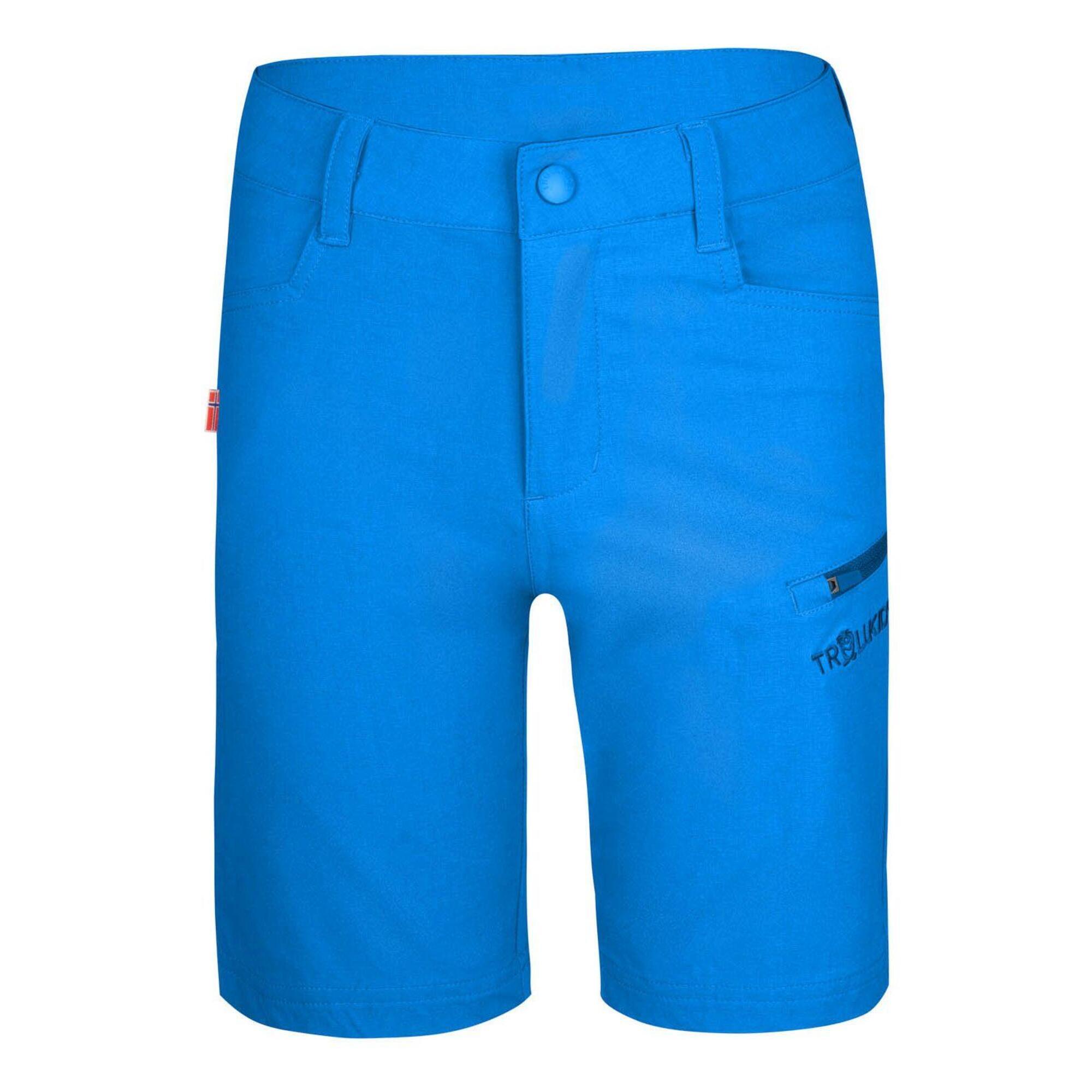 Haugesund children's functional shorts bright blue