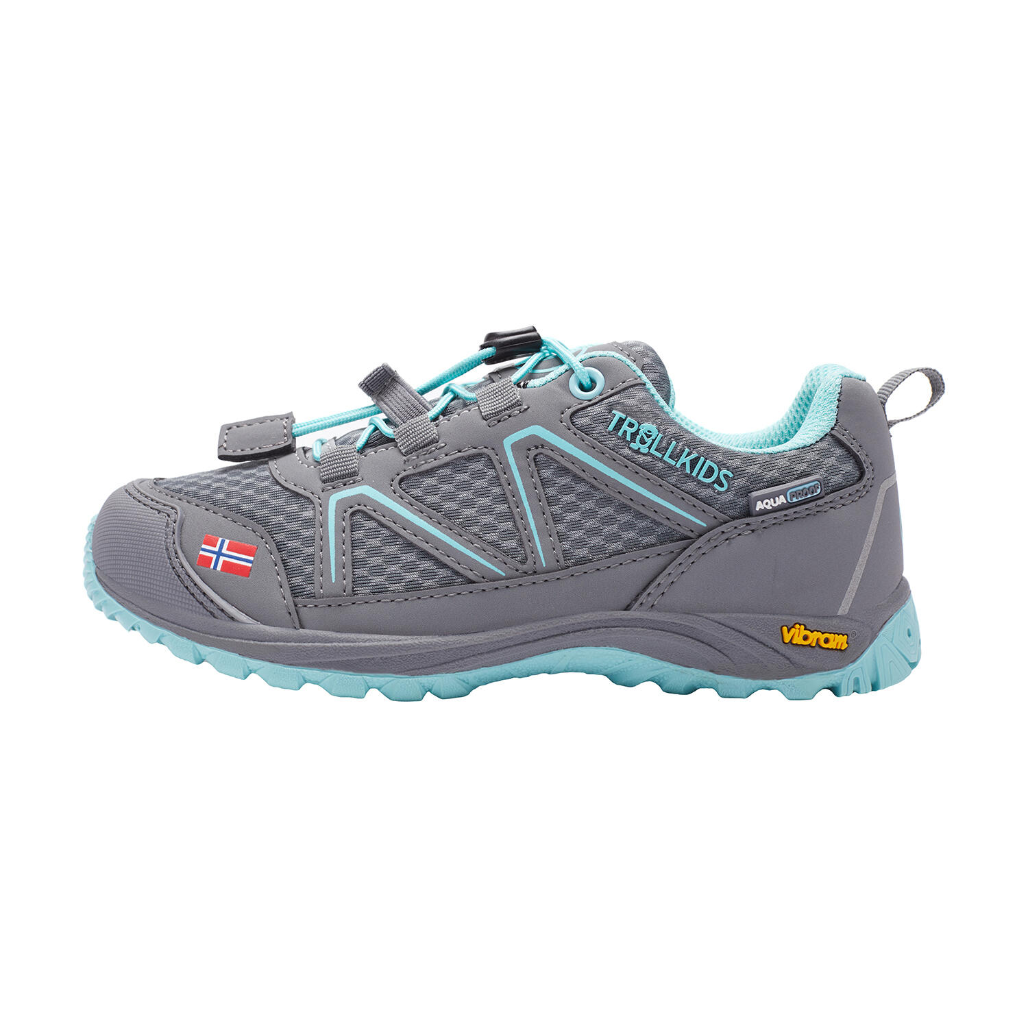 SKARVAN Low Antracite / Scarpe da trekking da uomo per bambini