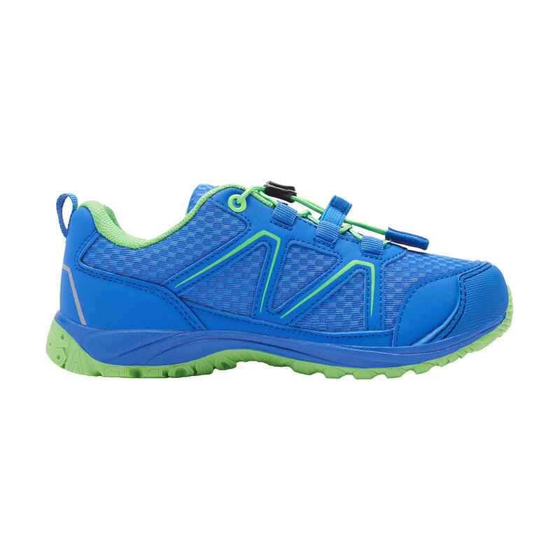 Chaussures de randonnée pour enfants SKARVAN Low Bleu moyen/Vert