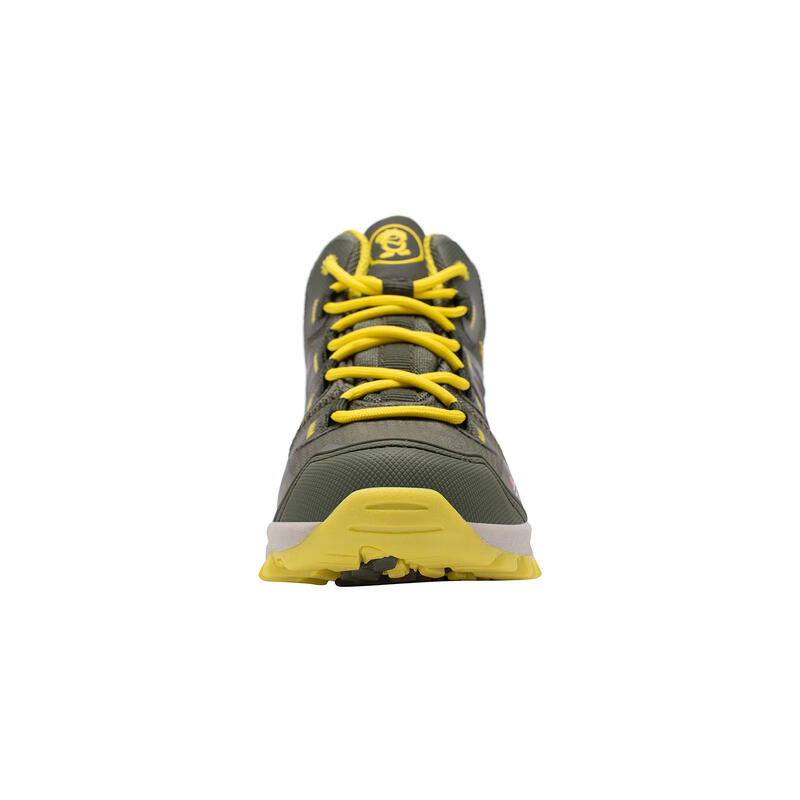 Chaussures de randonnée pour enfants Rondane vert argile/jaune