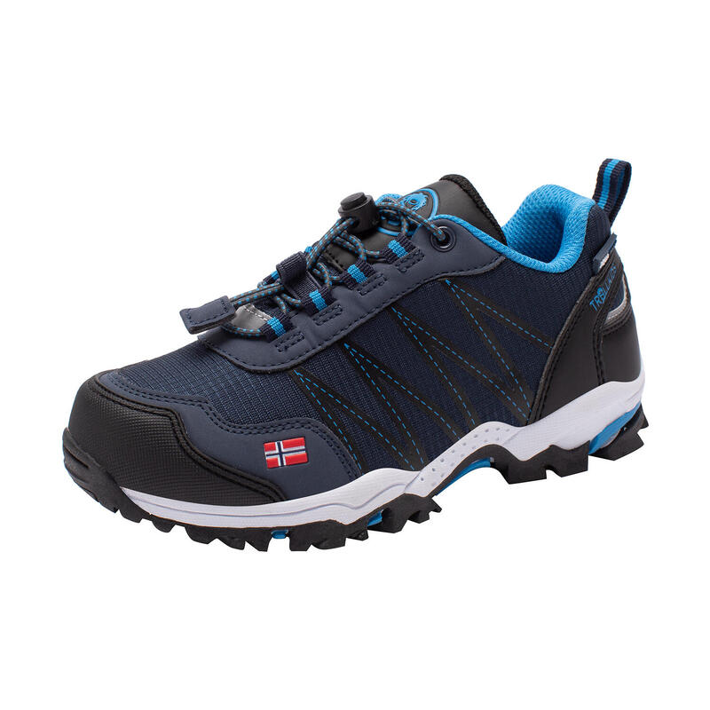 Kinder Wanderschuh Trolltunga Low Marineblau / Mittelblau