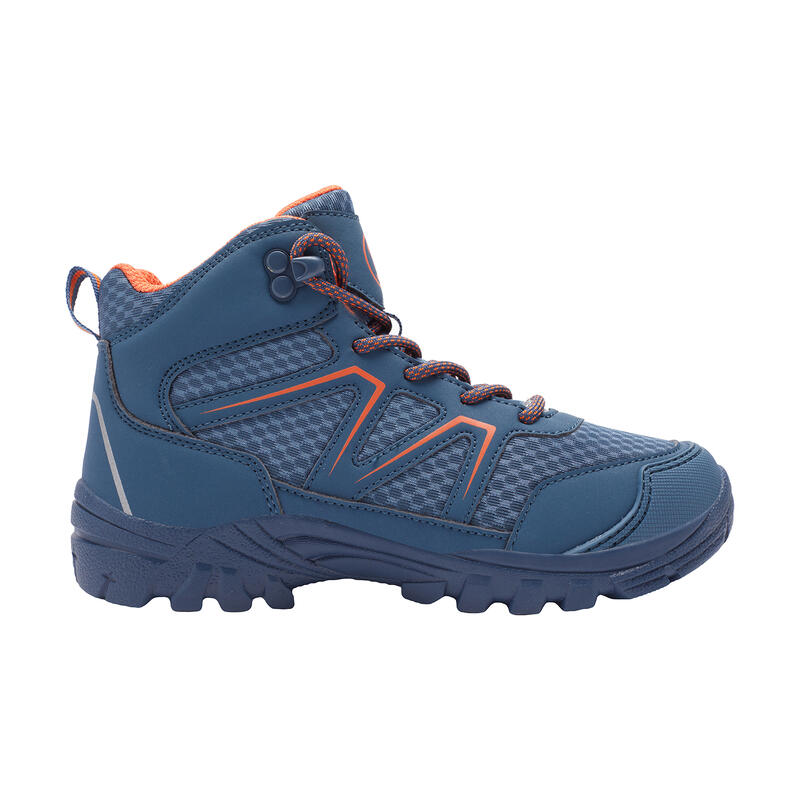 Kinder Wanderschuh SKARVAN Mid Mystik Blau / Orange