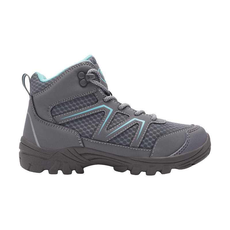 Kinder Wanderschuh SKARVAN Mid Anthrazit / Minze