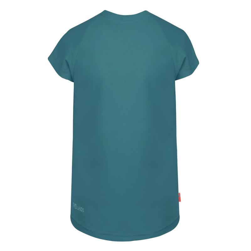 Kinder T-Shirt Bergen Teal-Grün