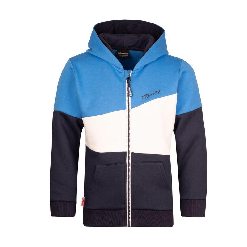 Kinder Kapuzenpullover Alesund Marineblau / Mittelblau