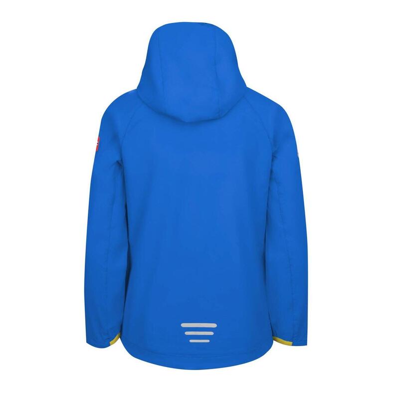 Veste softshell enfant Kvalvika Glowing Blue/Dull Yellow