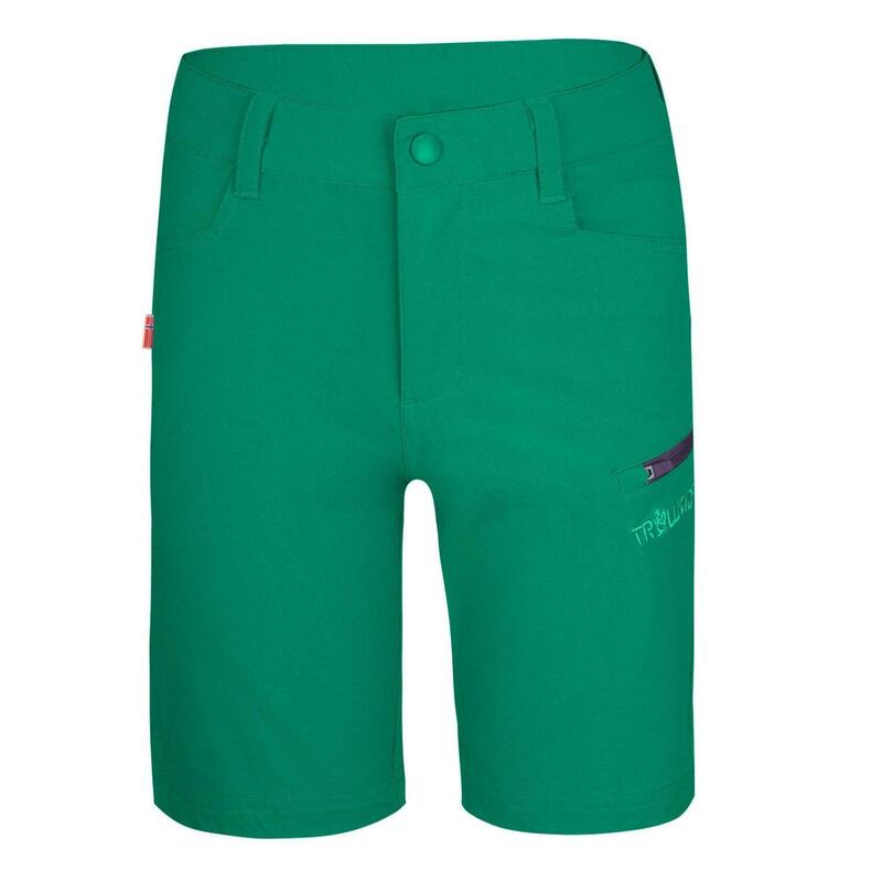 Short fonctionnel enfant Haugesund vert poivre/bleu marine