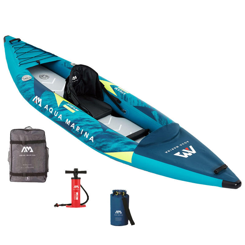 Aqua Marina STEAM 312cm 1 Person Inflatable Kayak Package 1/7