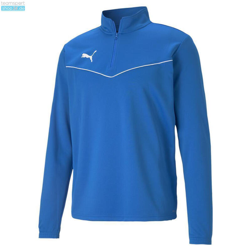 Puma Teamrise Sweatshirt 1/4 Rits Blauw Volwassenen