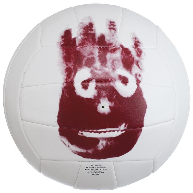 Ballon de volleyball CAST AWAY (Blanc / rouge)