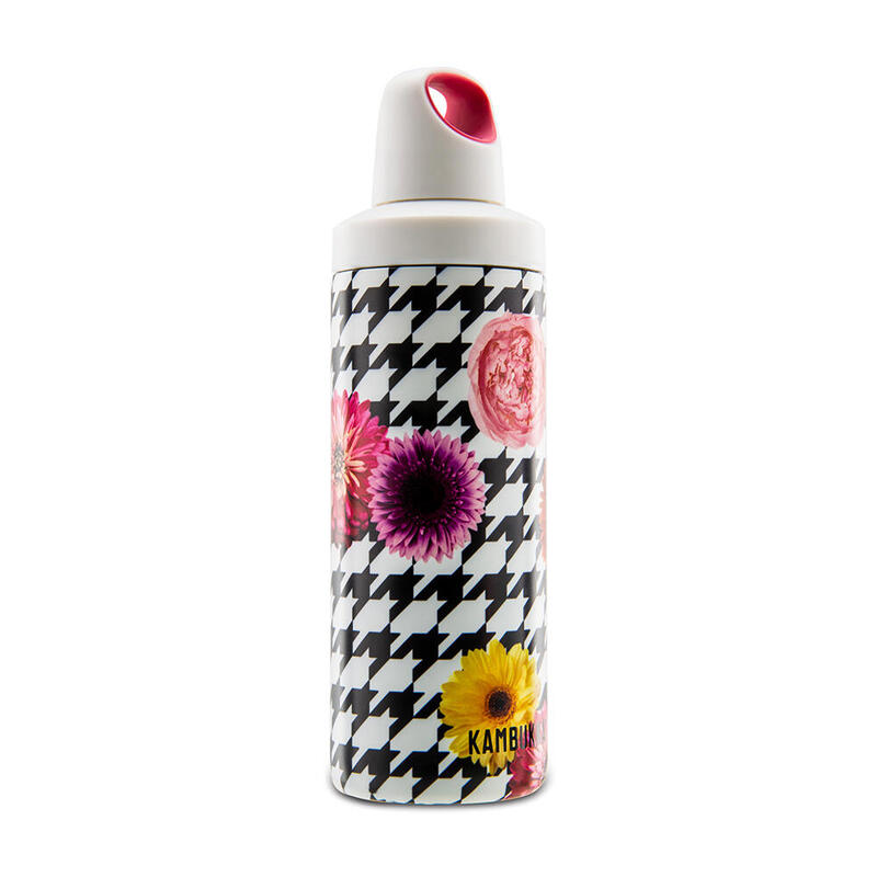 Reno Insulated Water Bottle (SS) 17oz (500ml) - Floral Patchwork