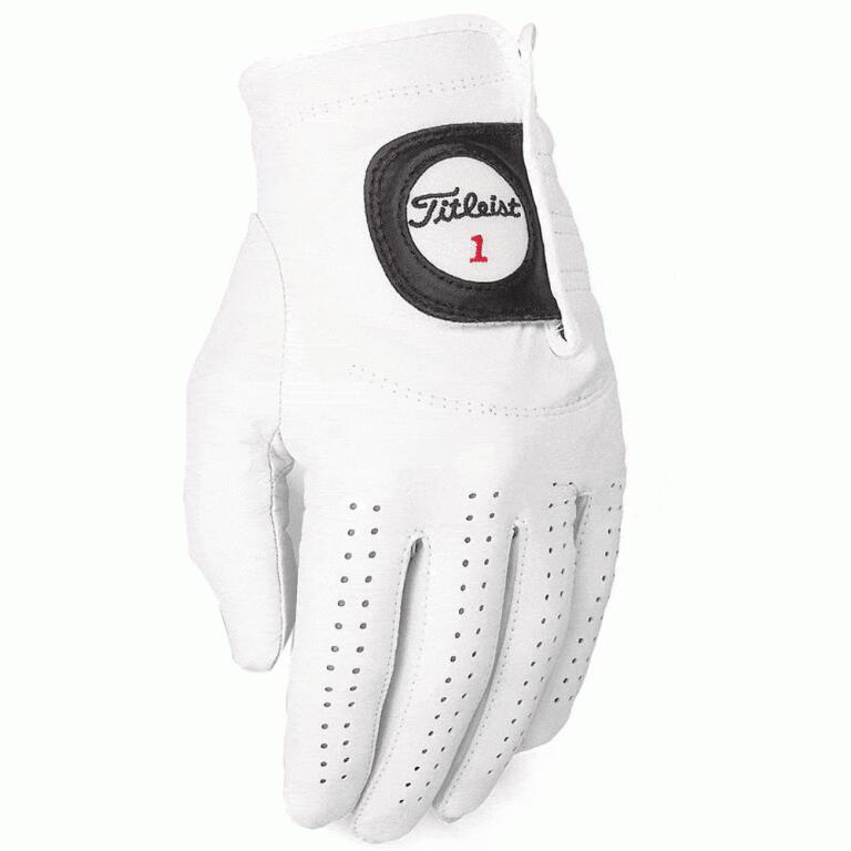 PLAYERS MEN'S CABRETTA LEATHER GOLF GLOVE (LEFT-HAND) - WHITE