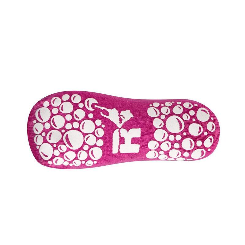 chaussettes natation enfants piscine antibactérien thermorégulateur fuchsia