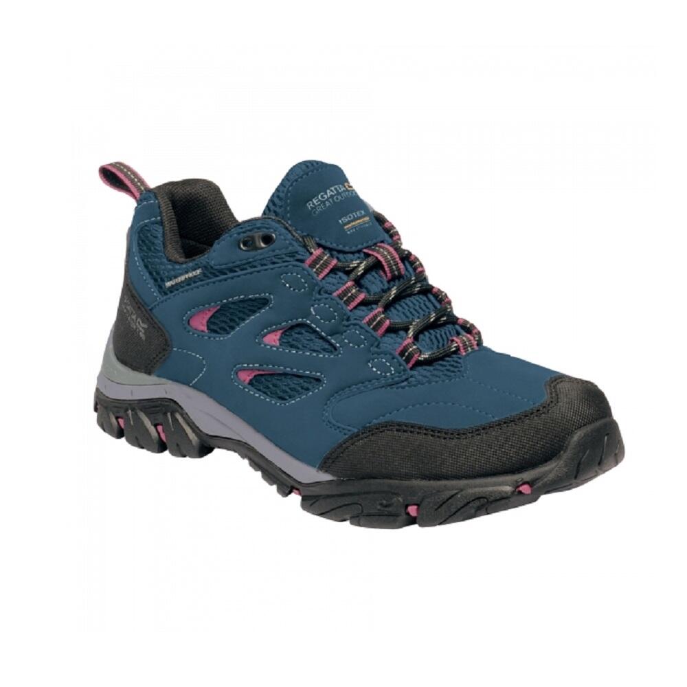 Womens/Ladies Holcombe IEP Low Hiking Boots (Moroccan Blue/Red Violet) 1/5