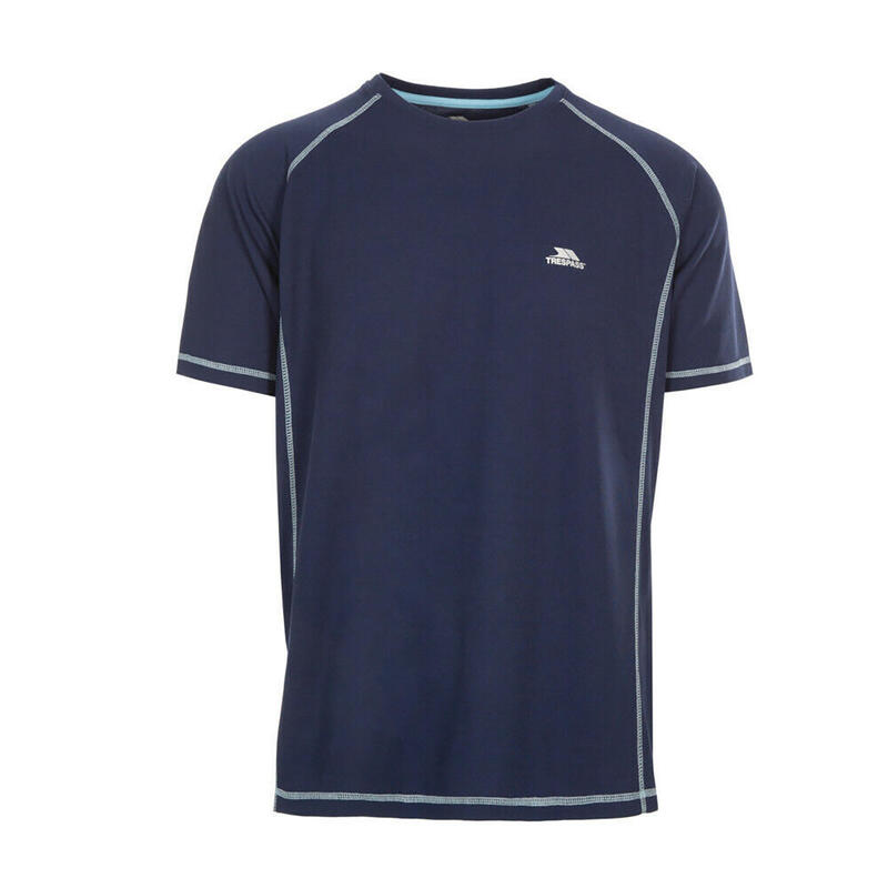 Heren Albert Active Korte Mouwen TShirt (Donkere marine)