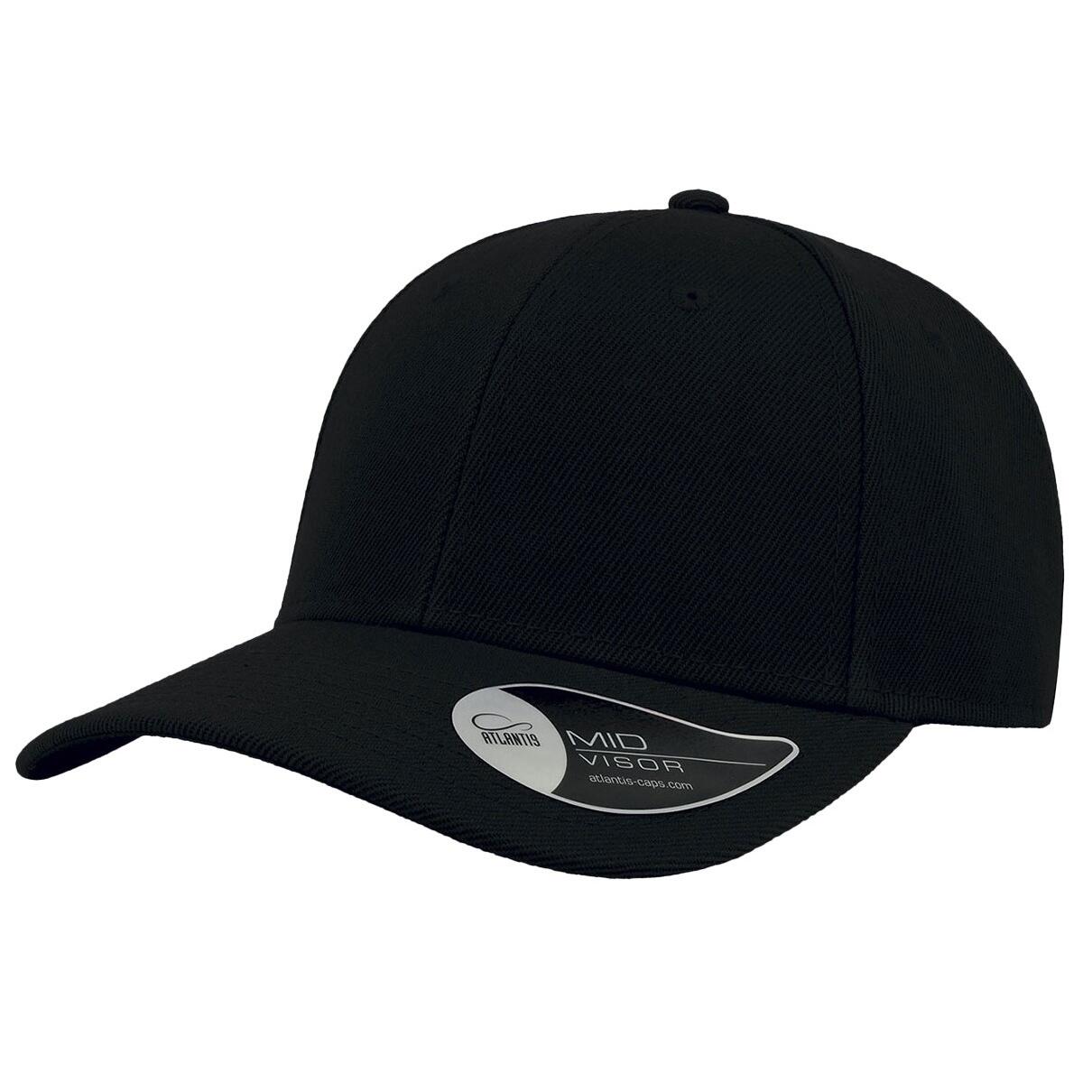 ATLANTIS Beat Structured 6 Panel Cap (Black)