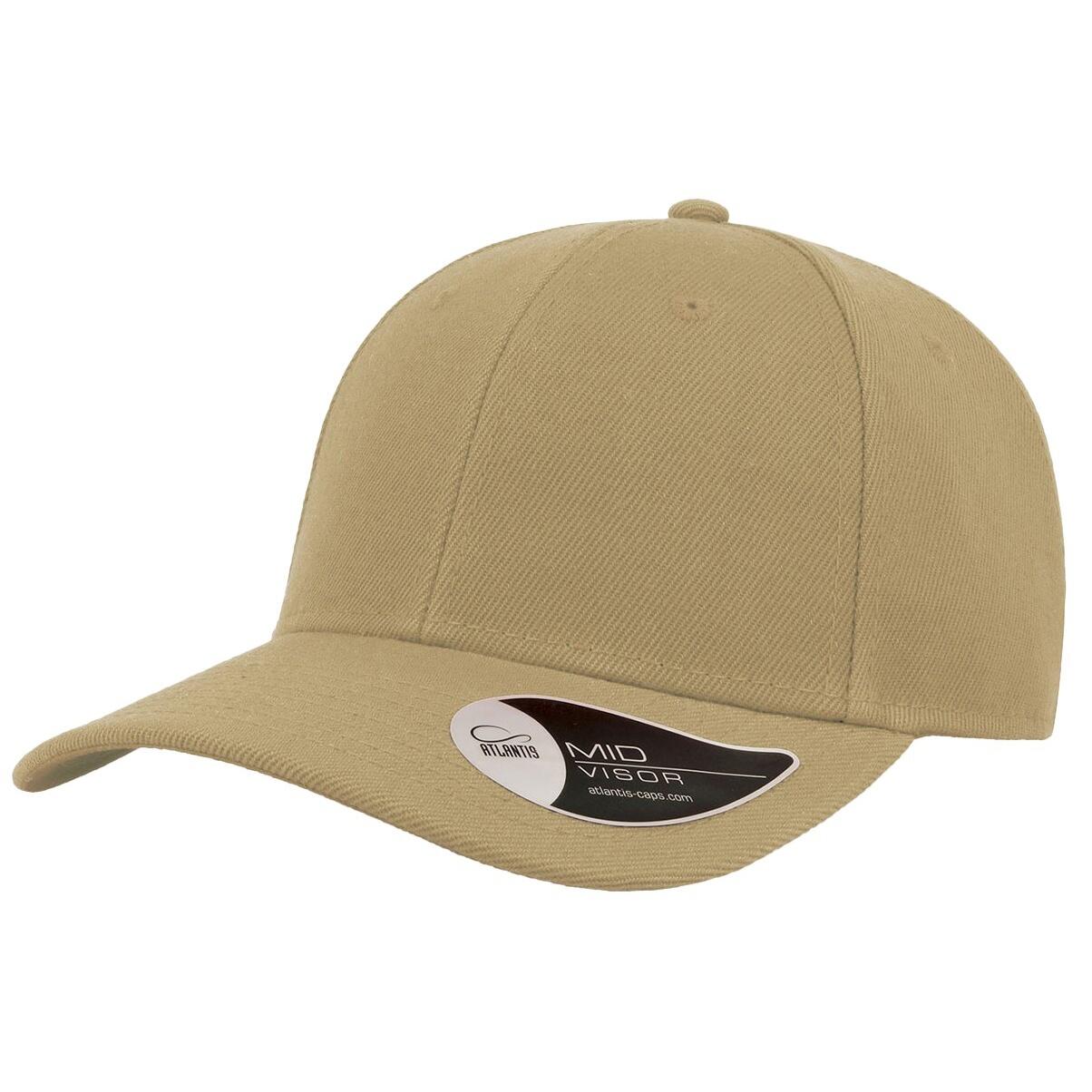 Beat Structured 6 Panel Cap (Khaki) 1/3