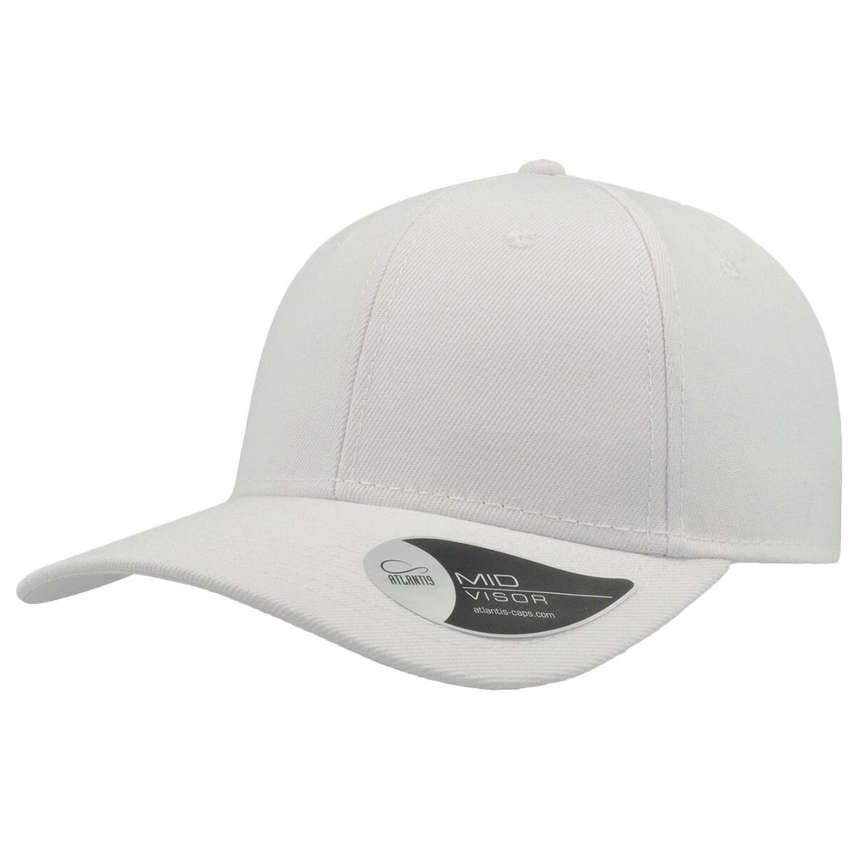 ATLANTIS Beat Structured 6 Panel Cap (White)