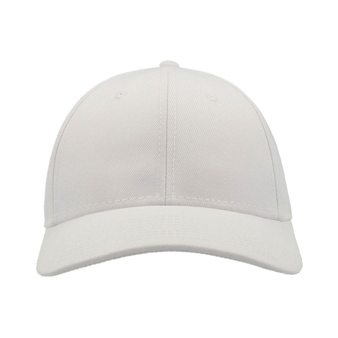 Beat Structured 6 Panel Cap (White) 3/3