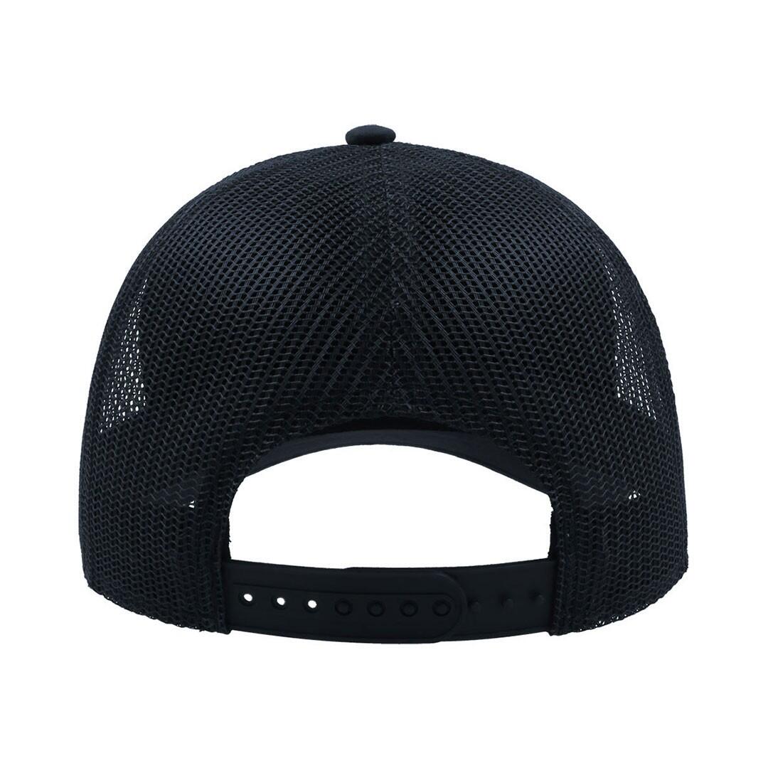 Rapper Faux Suede 5 Panel Trucker Cap (Navy) 2/3