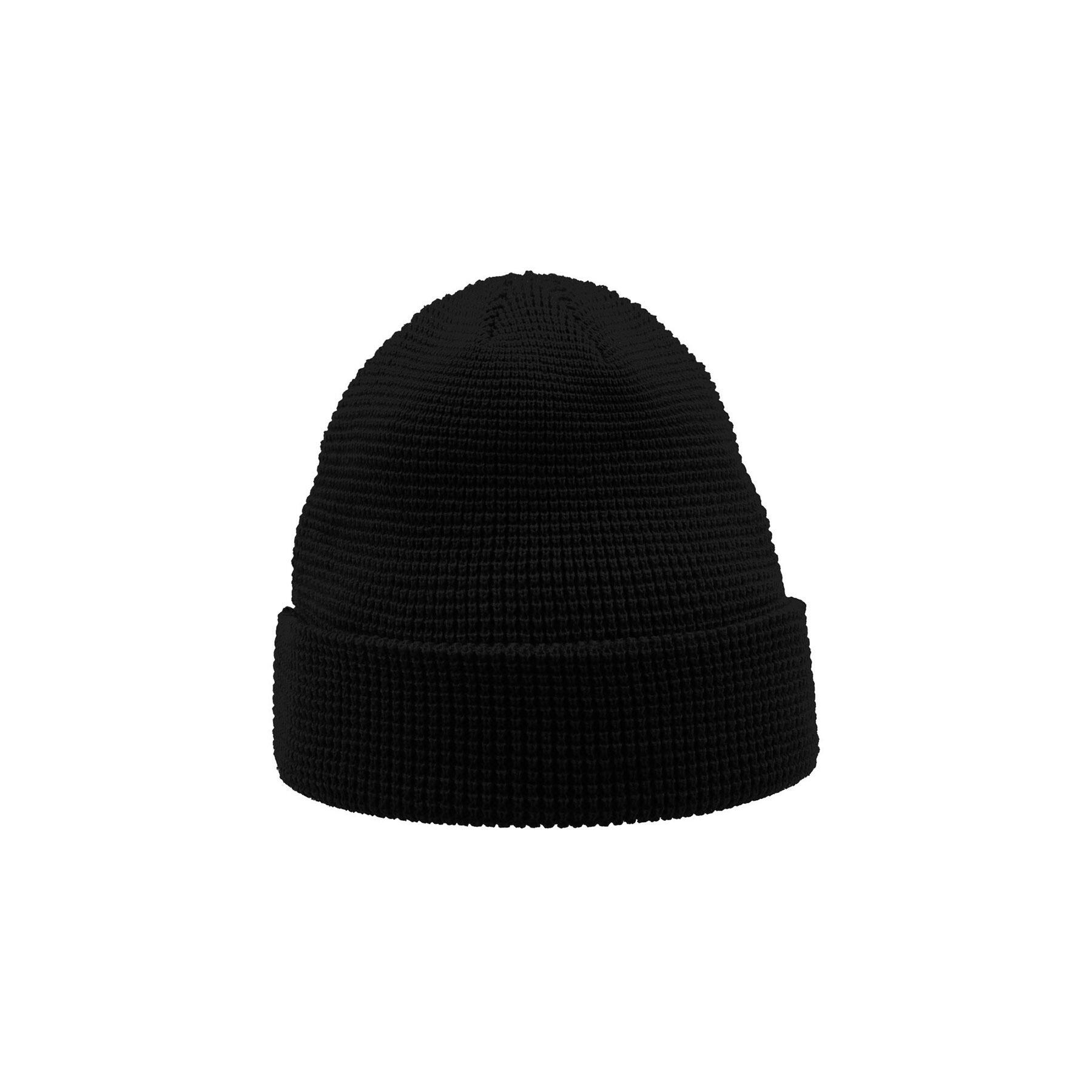 Blog Waffle Beanie (Black) 1/3