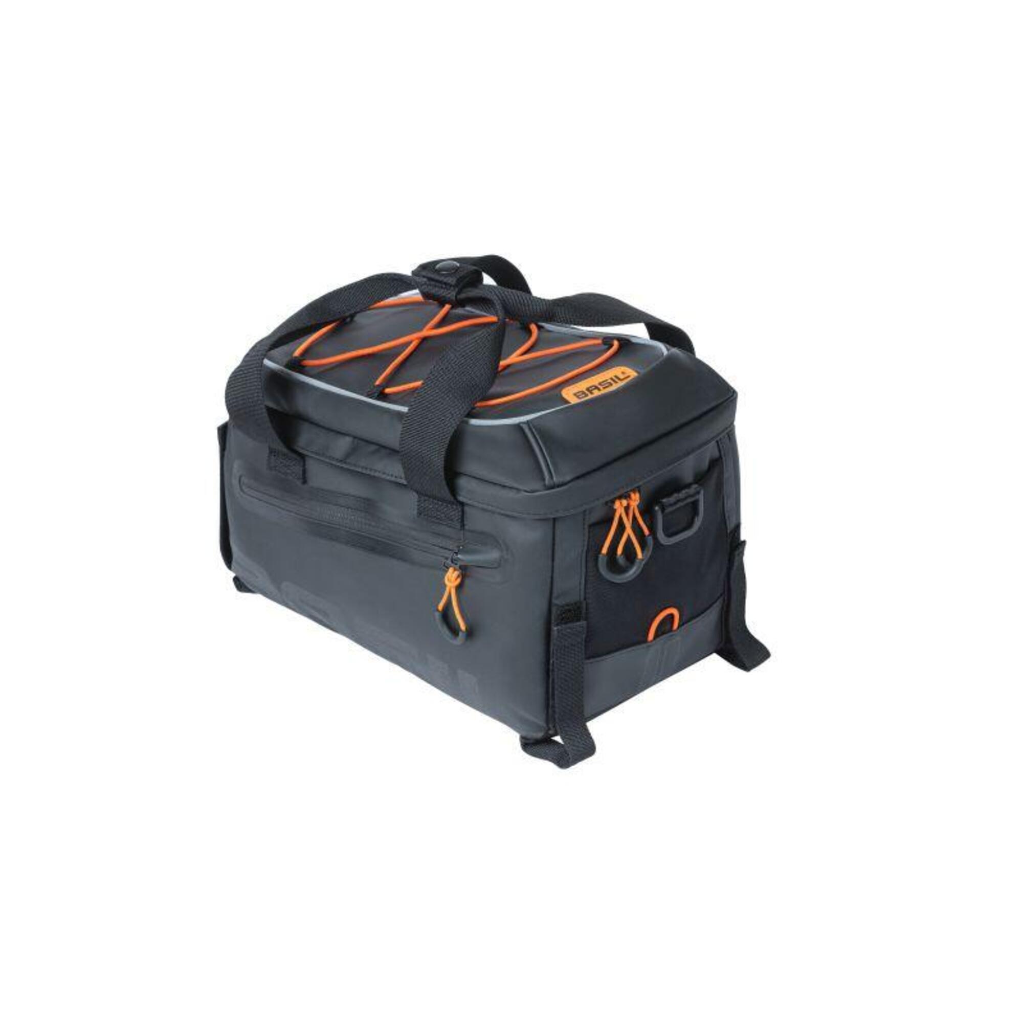 Bagagedragertas Miles Tarpaulin 7 Liter 32 X 20 X 20 Cm - Zwart/Oranje