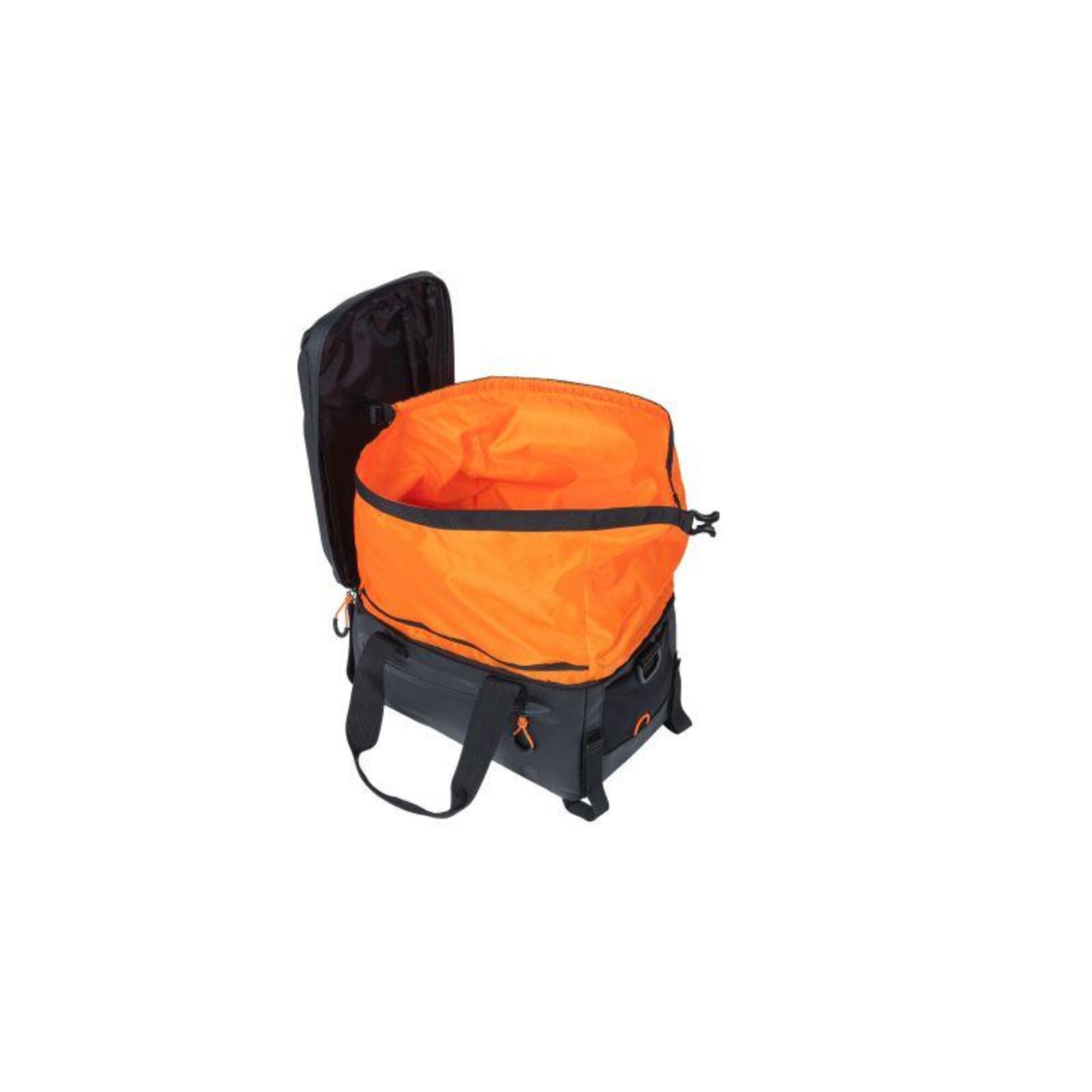 Bagagedragertas Miles Tarpaulin 7 Liter 32 X 20 X 20 Cm - Zwart/Oranje