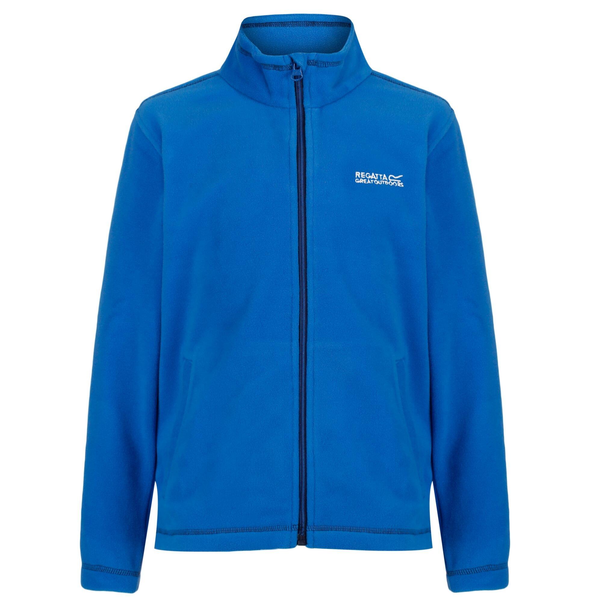 KING Unisex Fleece Jacket (Light blue/navy blue)