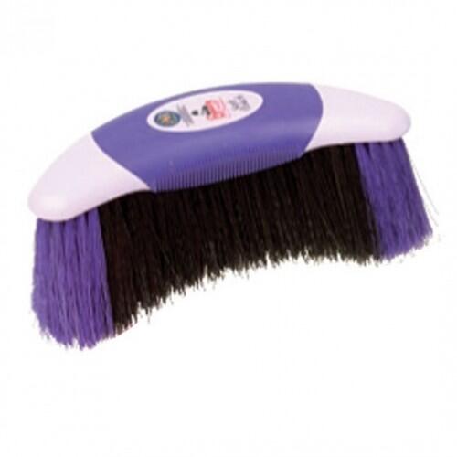 VALE BROTHERS Soft Touch Boomerang Dandy Brush (Purple)