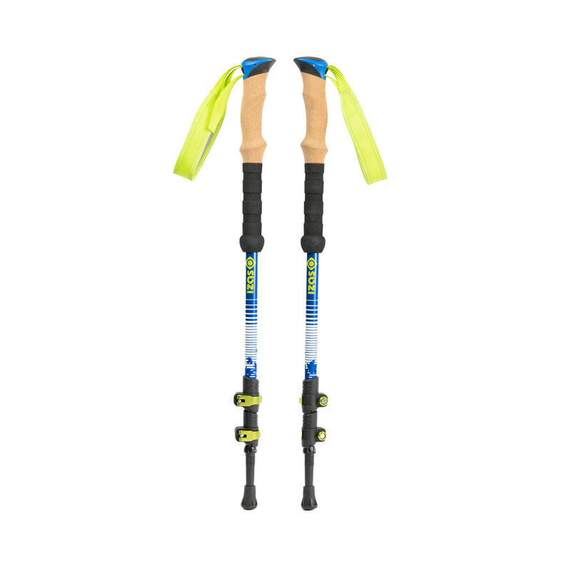 Bastón telescópico de trekking 1 unidad ergonómico Forclaz MT100 - Decathlon