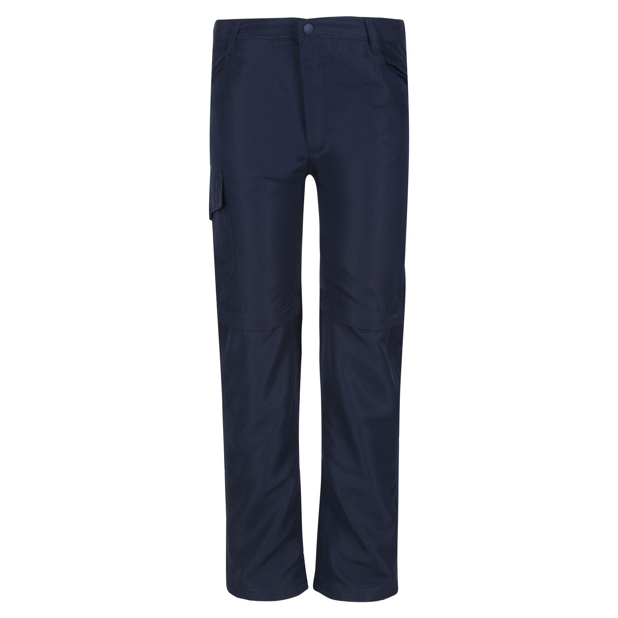 Sorcer II Kids Walking Zip-Off Trousers - Navy 5/7