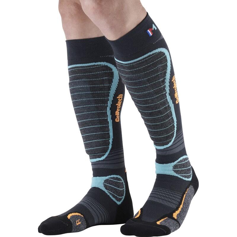 GELPROTECH SKI - Chaussettes de ski avec protection du tibia en gel.