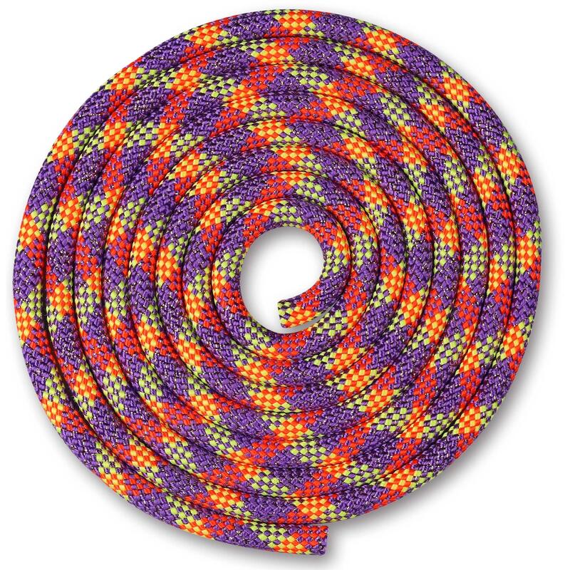 Cuerda para Gimnasia Rítmica 180 gr con Lurex INDIGO Multicolor1  3 m
