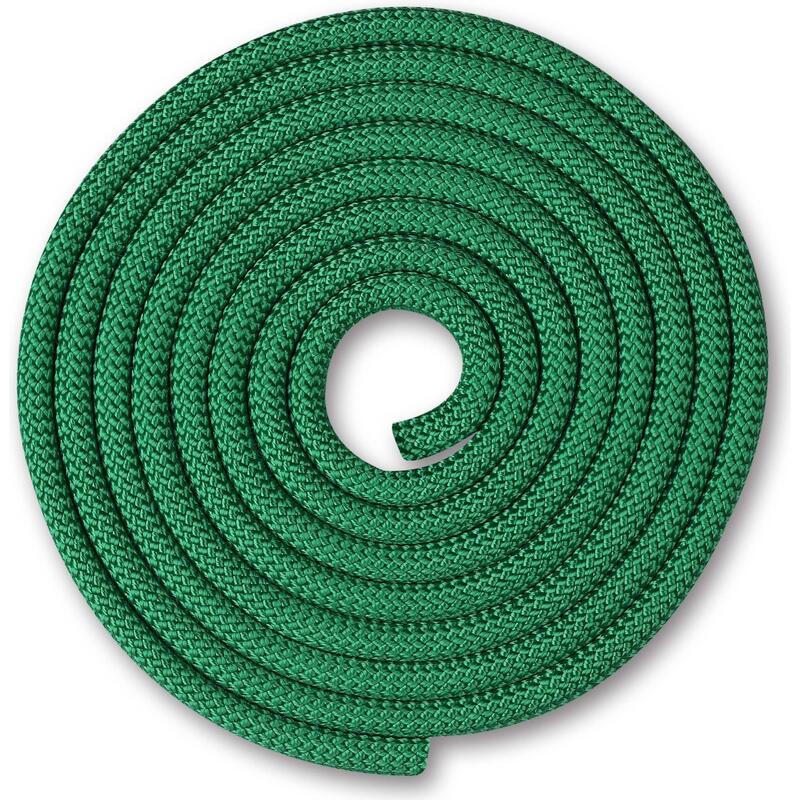 Cuerda para Gimnasia Rítmica Ponderada 150g INDIGO 2,5 m Verde