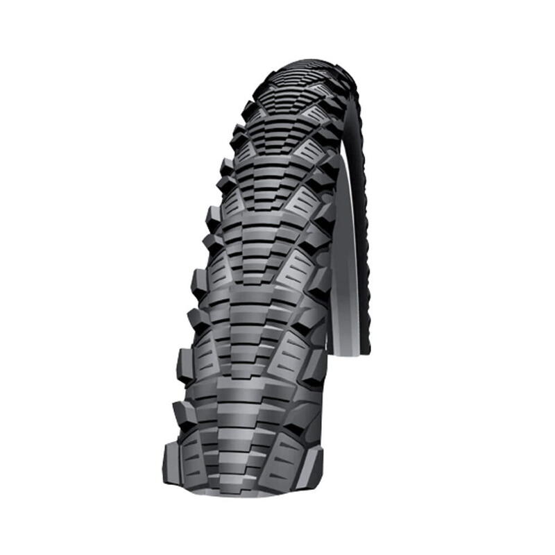 Cubierta CX Comp - 24x1.75 pulgadas - K-Guard - bandas reflectantes - negro