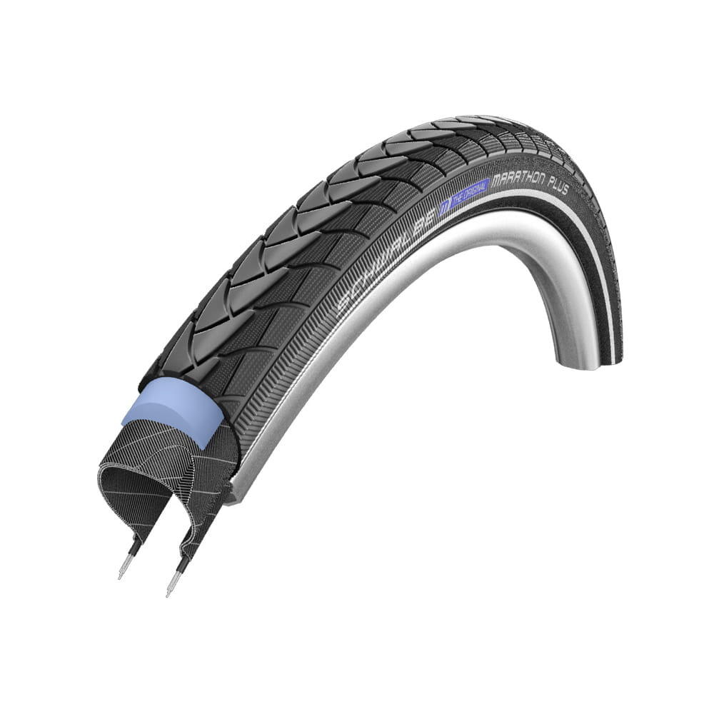 SCHWALBE Schwalbe MARATHON PLUS 26 x 2.0 Black Reflex Tyre