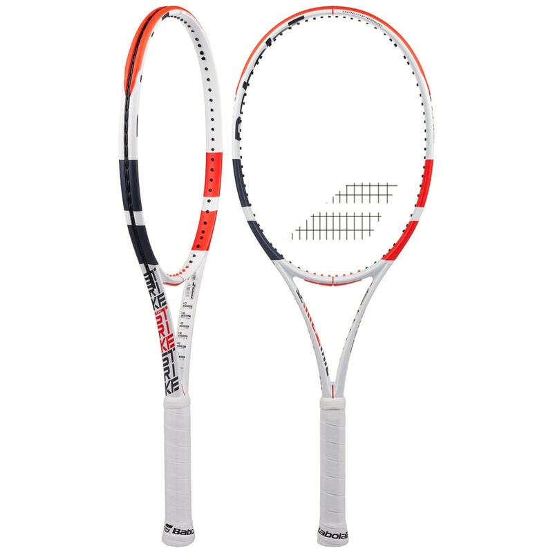 Pure Strike 16x19 305 Tennis Racket Grip 2 (Unstrung) - White