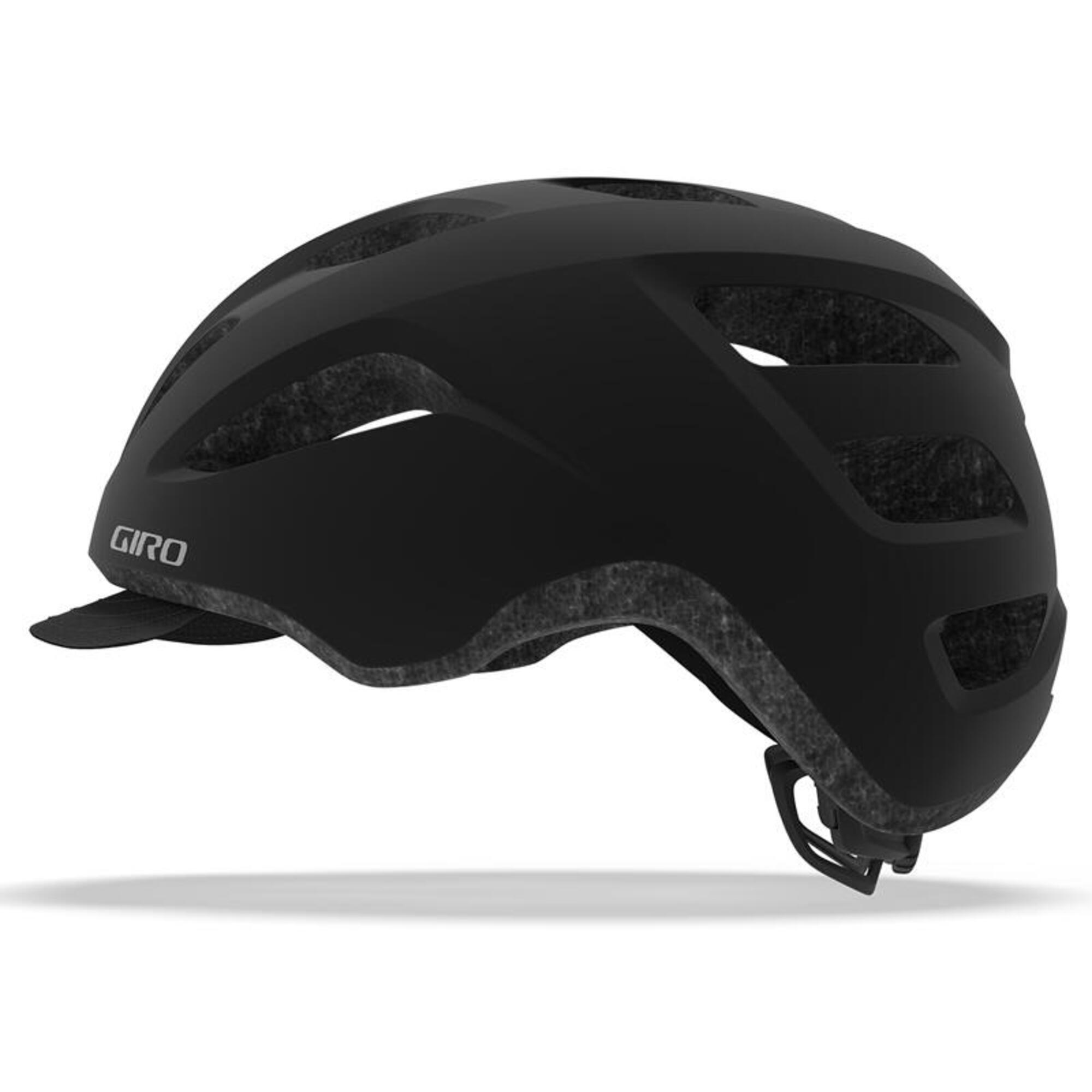 Kask rowerowy Miejski Giro Trella Matte Black Silver Uniwersalny